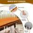 SUCADA 80x30cm, 5cm Settee 30D Indoor Bench Cushion Orange Long Dining Bench Cushions for Indoor Furniture, Thick