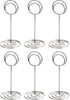 TecUnite 24 Pack Table Number Holder - 3.35 Inch Place Card Wire Photo Holder Clips for Wedding Reception