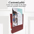 BAZIC 3 Ring Binder 1.5" Economy View Binders Organizer, Burgundy, Round Ring, Hold 280 Sheets