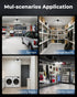 20000LM 3 6500K (1 Pack) toberich Motion Sensor Garage Light - Mode Switch, Daylight Motion-Activated LED Shop Light
