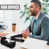Thenshop 6 Pcs Desk Staplers Tape Dispensers Set, Black Staplers for Office, Includes Standard Staples and Tape Holder