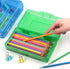 Tamaki 3 Pack Plastic Pencil Box, Large Capacity Clear Boxes with Snap-tight Lid