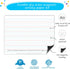5 18'x23' Simply Magic Magnetic Writing Paper Kit - Notebook Paper Poster, Magnetic Handwriting Paper, Dry Erase