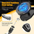 Oaridey Heavy Duty Retractable Keychain with Belt Clip, 31.8” Steel Cord, 9oz Rebound - 2 Pack