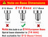 Lamsky E14 Bulb 4W Bulbs Dimmable 40W Bulbs,110V 4000K White,12 Pack LED European Base LED Chandelier Light