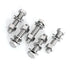 (6 Sets) 3/8-16x1-3/4" Hex Head Stainless Steel Bolts and Nuts with Flat & Lock Washers, 304 Stainless Steel 18-8
