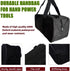 Wide Mouth Waterproof Tool Bag, 15 Inch Electrician Organizer, Large Capacity Storage Handbag for Power Tools