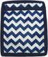 6 Piece Pocket Organizer Kit with Fashionable Blue Chevron Pattern, 6 Pockets and Needed Accessories