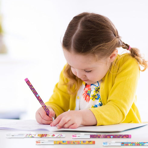 Happy Birthday Pencils with Top Erasers, Colorful Printed Birthday Pencils for Classroom Gifts (100 Pcs)