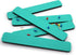Felt Bulletin Board Bar Strip 0.5 Inch Thick, 13 Inch Length with 15 Pushpins, 5 Turquoise Self-Adhesive Bars