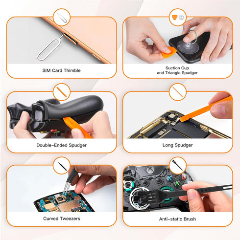 38Pcs Small Precision Screwdriver Set - Torx T5, T6, Y00 Mini Repair Tool Kit for Electronics and More