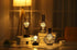 Ulalaza Black Metal Wire Table Lamp Modern Iron Basket Cage Style Night Light Retro Bedside Desk Stand Lights