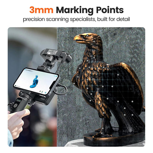 6.0 mm 3D 3D 3D 3D (20 1000 YOOPAI Scanning Markers for Scanners, Scanning Marker Dot Stickers, Diffuse Markers