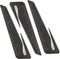 Uncommon Desks Ruler & Letter Opener Combo, Easy to Hold, Black 6 Inch Ruler, Perfect for Crafts and Sewing (3 Pack)