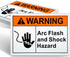 ForraFun 10 Pack Warning Arc Flash and Shock Hazard Label Decal - 5