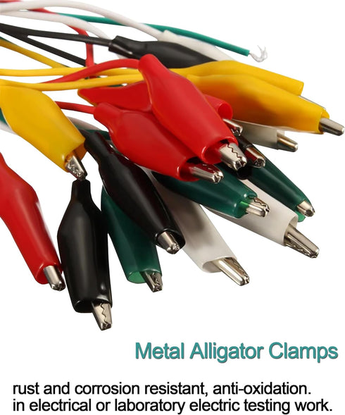 25 Pcs 2 Inches Metal Alligator Clip Spring Clamps, Silver Tone Nickel Plated for Laboratory Electric Testing Work