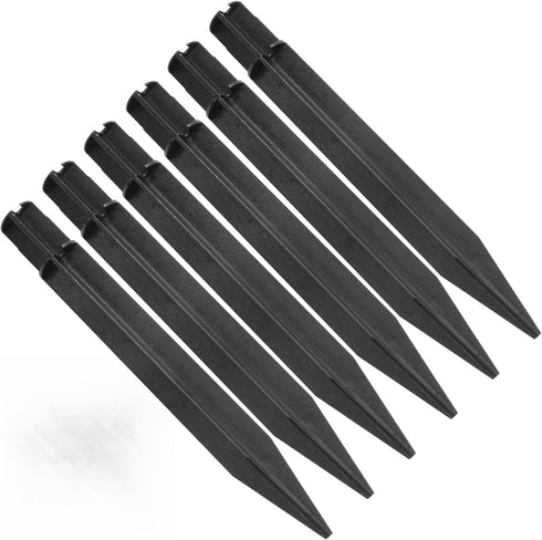 Litoexpe 6 Pcs 8.18 Inch Reinforced Ground Spikes, ABS Plastic Solar Lights