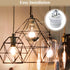 E26 Bulb 6 Inches Bulb, 1 Pack DiCUNO Medium Base Ceramic Light Threaded Socket with White Shade Ring, Standard
