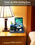 Desk Organizer with Charging Station, Nightstand Organizer Phone Docking Station, Men Gift Husband Wife Anniversary Dad