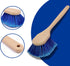 20 2 Bon Wash Applicator Brush with Blue Fiber Bristles and in. Handle, Chemical-Resistant Scrub Brush with in. Trim
