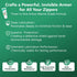 Limsougle 2.1 oz Zipper Lubricant for Plastic & Metal - Non-Staining Lube Silicone Grease for Zippers on Clothing