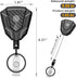 Oaridey Heavy Duty Retractable Keychain with Belt Clip, 31.8” Steel Cord, 9oz Rebound - 2 Pack
