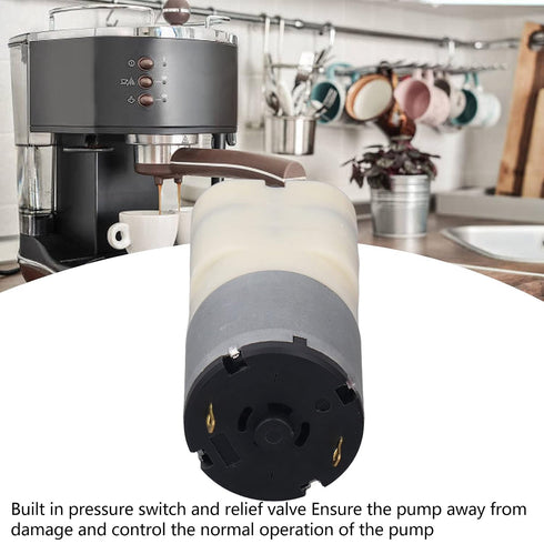 DC12V Micro Vacuum Pump, Low Noise Electric Air Pump with Large Air Volume for Medical Equipment, Massager and DIY
