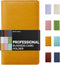 Sooez Leather Business Card Book Holder Organizer, 240 Capacity PU Name Card Storage File for Men Women