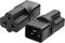 YACSEJAO 2 Pack NEMA 5/6-15/20R to IEC320 C20 Connector, 4-in-1 16Amp UPS Plug for Network Equipment