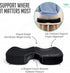 Tailbone Cushy Tushy Premium Foldable Travel Seat Cushion - for Relief of Lower Back, Sciatic, Butt and Pain - for Home
