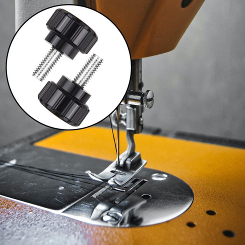 12 Pcs M4 x 10mm Threaded Knurled Thumbscrew, Monitor Screws Vesa Mount Screws, Carbon Steel Clamping Knobs