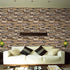 Yancorp 18"x120" Brick Wallpaper Peel and Stick Modern Stone Contact Paper for Kitchen Bedroom Accent Wall Brown Beige