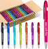 Lincia 100 Pcs Positive Theme Ballpoint Pens, Bulk Quotes Pens with Black Ink, Inspiration Gifts for Graduation