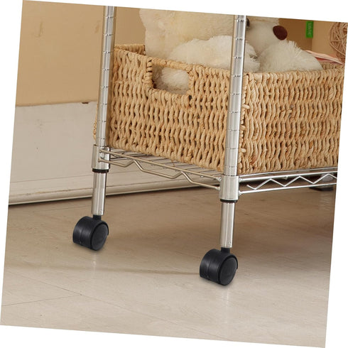 2pcs ERINGOGO Laundry Rolling Cart Caster Wheels Mute Replacement Casters for Home Furniture