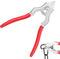 Feekoon Chain Pliers, 7 Inch Fixture Link Pliers, Malleable Iron Chain Pincers,