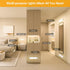 Counter Closet 2-Pack, Motion Sensor Under Cabinet Lights, Magnetic Rechargeable Under Light, Wireless Night Light Bar