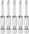 5pcs Y3 Tri-point Screwdriver Bit, 1/4" Hex Shank 2" Length Magnetic Y Type Power Tool