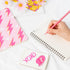 L1rabe A5 Preppy Spiral Notebooks – Hardbound Journal for Teens Girls, Pink, Happy Smile, Back to School Gifts