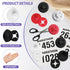 Amzlysdok 12PCS Running Bib Clips,Race Bib Clips for Runners, Number Buckle Fixing System, No-Pin Bib Holder