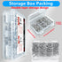 Self Drilling Screws #8 Assortment Kit, 260PCS 410 Stainless Steel Sheet Metal Screws for Metal Wood Building