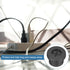 uxcell 6 Pcs 1/2 Inch Cable Cord Grommet, Flexible Rubber Grommets for Desk Wire Organizer, Black