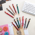 PASISIBICK 12 Pieces Ballpoint Pen with Stylus Tip, 2 in 1 Stylish Metal Stylus Pen for Touch Screens, 1.0 mm Black Ink