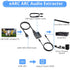 192KHz Dolby 5.1 2.0 Setup CAMWAY eARC/ARC Audio Extractor - Used with HDTV ARC/eARC Ports to Optical