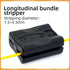 Fiber Optic Tool Longitudinal Beam Tube Loose Tube Stripper, Cable Jacket Slitter Beam Tube Cable Cutter K1