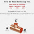 EZ-FLUID Plumbing 3/4" x 3/4" x 1/2" C X C X C Copper Reducing Tee, LF Pressure Copper Fittings