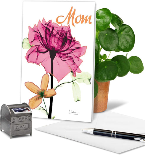 The Best Card Company - Beautiful Card for Mother's Day - Loving, Heartfelt Card for Moms, Stepmom