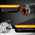 10Pcs Push to Connect Fittings, 3/8 Inch Tube OD x 3/8 Inch NPT Thread Male Elbow and Straight Pneumatic Tube Fittings