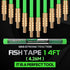14FT Fiberglass Running Electrical Wire Cable Glow Rods Wire Pulling, Fish Rods Electrical Kit with 8 Different Attachments and Fish Tape Wire Puller Kit1