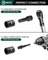 1/2" Set, 23-Piece (1324mm), 6-Point Drive Impact Socket Metric Cr-V Alloy Steel, with Ratchet Handle & Storage Case