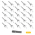 Bueyfolt 25 Packs 1/4"-20 2-1/4" x Hurricane Anchor Kit, Hardware Installation for Fixing Shutter Panels, Storm Panels